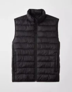 AE Lightweight Puffer Vest -Aerie Fashion Shop 0108 1605 016 f