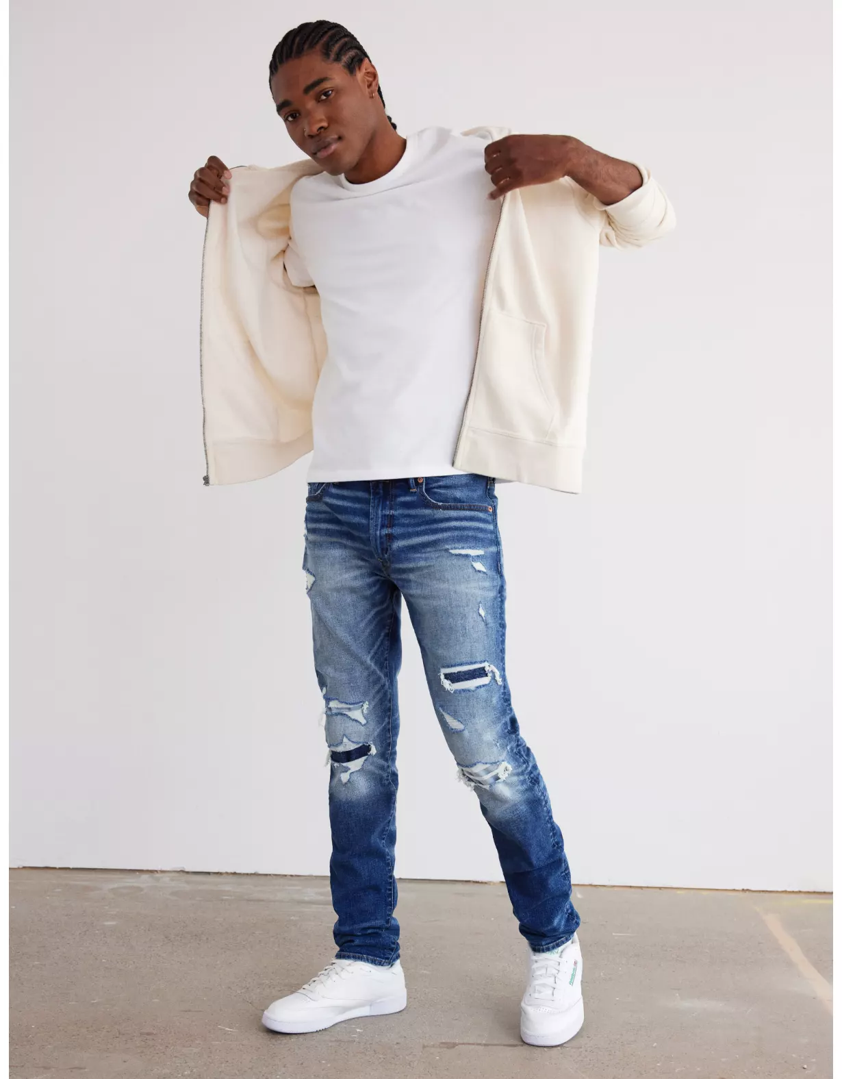 AE AirFlex+ Patched Slim Jean 1 AE AirFlex+ Patched Slim Jean