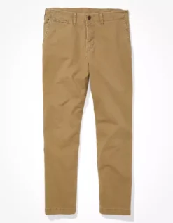 AE Flex Relaxed Straight Lived-In Khaki Pant -Aerie Fashion Shop 0124 4764 238 f