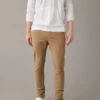 AE Flex Skinny Lived-In Khaki Pant