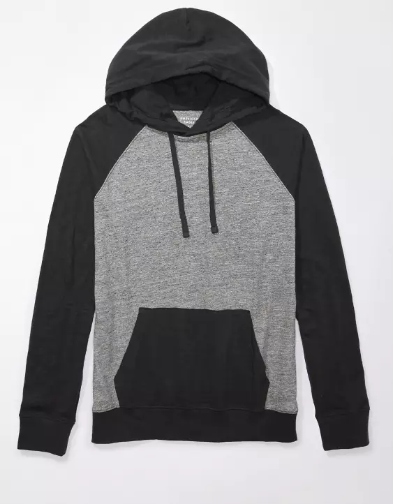 AE Super Soft Slub Colorblock Hoodie T-Shirt 3 AE Super Soft Slub Colorblock Hoodie T-Shirt - Image 3