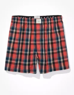 AEO Plaid Flannel Boxer Short -Aerie Fashion Shop 0220 0001 199 f