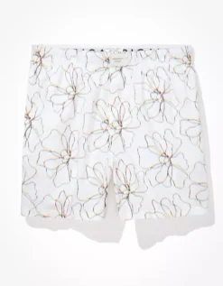 AEO Floral Sketch Stretch Boxer Short -Aerie Fashion Shop 0220 3341 100 f