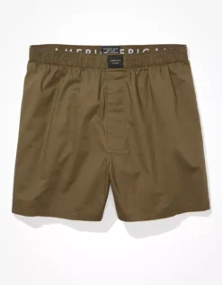 AEO Solid Stretch Boxer Short -Aerie Fashion Shop 0220 3819 309 f