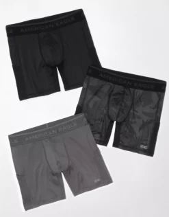 AEO 6" Active Flex Boxer Brief 3-Pack