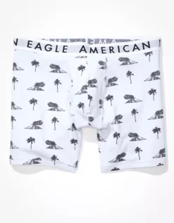 AEO Volcano Isle 6" Classic Boxer Brief -Aerie Fashion Shop 0235 3340 100 f