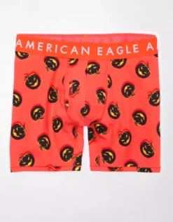 AEO Jack-O-Lanterns 6" Classic Boxer Brief -Aerie Fashion Shop 0235 3365 800 f