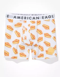 AEO Apple Pie Scratch + Sniff 6" Classic Boxer Brief -Aerie Fashion Shop 0235 3429 100 f