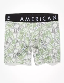 AEO Dollars 6" Flex Boxer Brief -Aerie Fashion Shop 0236 3235 300 f