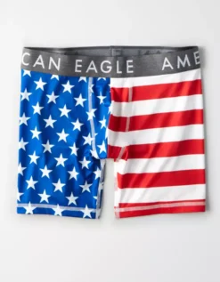 AEO Americana 6" Flex Boxer Brief -Aerie Fashion Shop 0236 8633 400 f