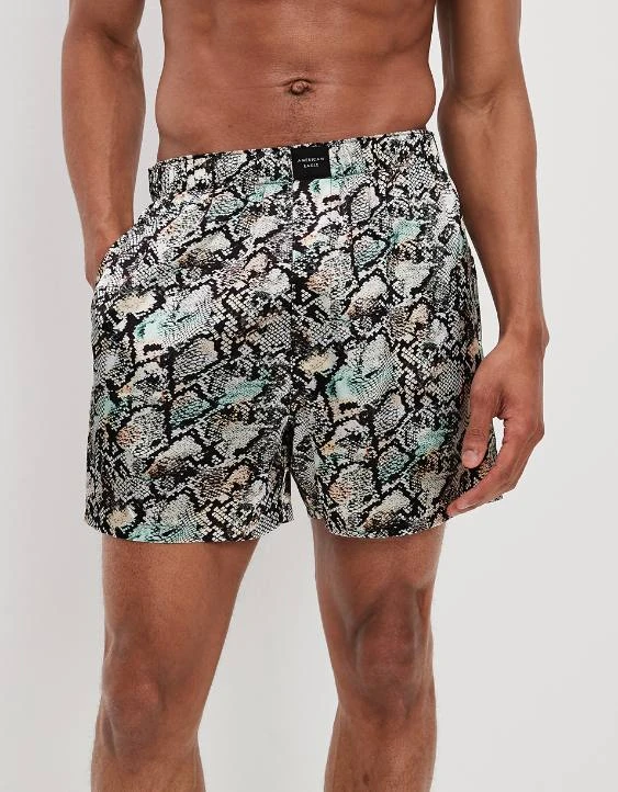 AEO Snake Skin Satin Pocket Boxer Short 2 AEO Snake Skin Satin Pocket Boxer Short - Image 2