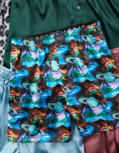 AEO Galaxy Satin Pocket Boxer Short -Aerie Fashion Shop 0238 3567 001 d2