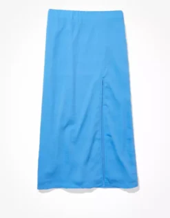AE High-Waisted Slit Midi Skirt -Aerie Fashion Shop 0312 4611 547 f