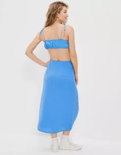 AE High-Waisted Slit Midi Skirt -Aerie Fashion Shop 0312 4611 547 ob