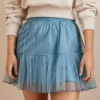 AE High-Waisted Tulle Mini Skirt