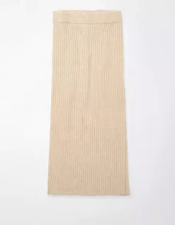 AE Ribbed Midi Sweater Skirt -Aerie Fashion Shop 0312 4754 676 f
