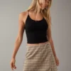 AE Plaid It Knit Skort