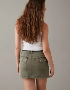 AE High-Waisted Utility Mini Skirt 5 AE High-Waisted Utility Mini Skirt -Aerie Fashion Shop 0315 4672 309 ob