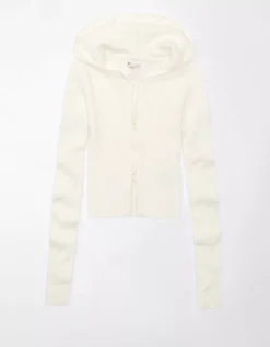 AE Cropped Zip-Up Sweater -Aerie Fashion Shop 0341 9976 106 f