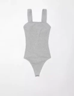 AE Square Neck Plush Bodysuit -Aerie Fashion Shop 0366 5759 006 f