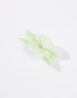 AEO Green Flower Claw Clip -Aerie Fashion Shop 0421 6855 300 b