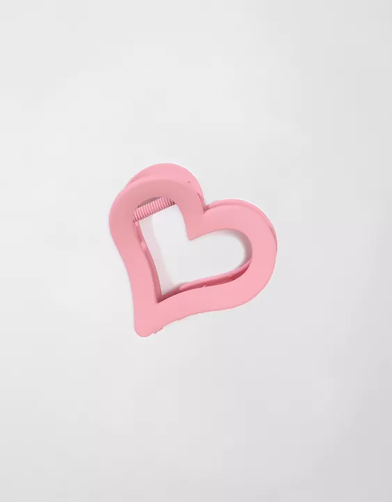 AEO Matte Heart Claw Clip 2 AEO Matte Heart Claw Clip - Image 2