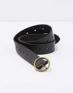 AEO Oval Buckle Leather Belt