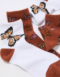AE Butterfly Boyfriend Sock 2-Pack