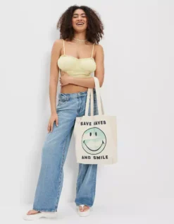 AEO Smiley® Tote Bag -Aerie Fashion Shop 0427 6420 109 ob