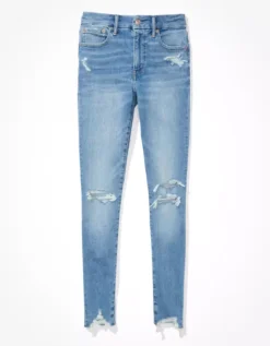 AE Luxe Ripped High-Waisted Jegging -Aerie Fashion Shop 0433 4655 915 f