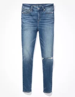 AE Luxe Ripped High V-Rise Jegging -Aerie Fashion Shop 0433 4656 428 f