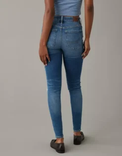 AE Luxe Ripped High V-Rise Jegging -Aerie Fashion Shop 0433 4656 428 ob