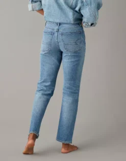 AE Stretch Super High-Waisted Ankle Straight Jean -Aerie Fashion Shop 0435 4823 851 ob