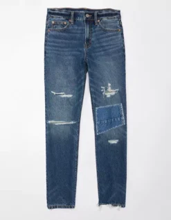 AE Strigid Super High-Waisted Ripped Ankle Straight Jean -Aerie Fashion Shop 0435 4845 009 f