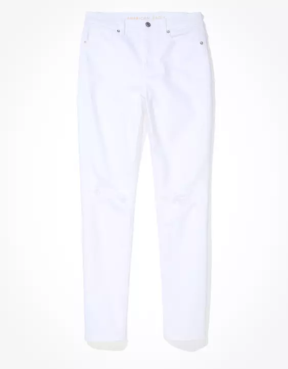 AE Stretch Ripped Mom Jean 3 AE Stretch Ripped Mom Jean - Image 3