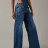 AE Stretch Low-Rise Baggy Wide-Leg Jean