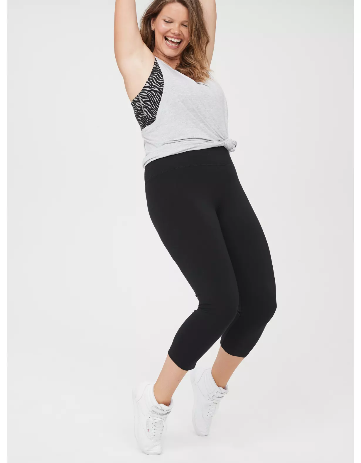 OFFLINE By Aerie OG High Waisted Cropped Legging 1 OFFLINE By Aerie OG High Waisted Cropped Legging