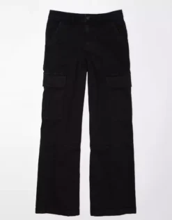 AE Stretch Super High-Waisted Baggy Wide-Leg Cargo Pant -Aerie Fashion Shop 0461 5034 001 f