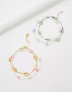 AE Blue & Green Friendship Bracelet 4-Pack