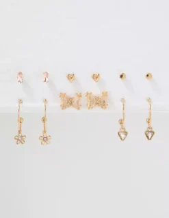 AE Crystal Butterfly Earrings 18-Pack -Aerie Fashion Shop 0484 6824 700 d1