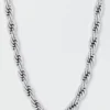 West Coast Jewelry Stainless Steel Spiga Chain Necklace