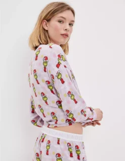 AE Grinch Plush PJ Set