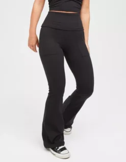 OFFLINE By Aerie The Hugger High Waisted Foldover Flare Legging 4 OFFLINE By Aerie The Hugger High Waisted Foldover Flare Legging -Aerie Fashion Shop 0702 5364 073 of