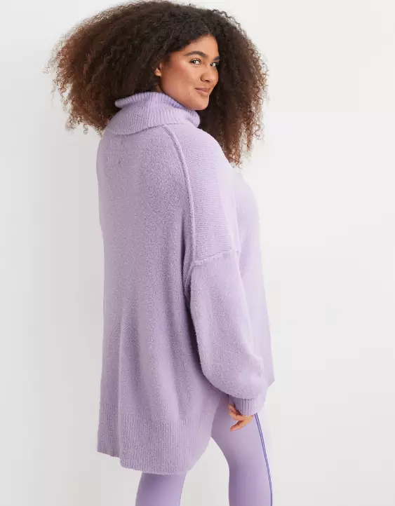 Aerie Buttercream Turtleneck Sweater 2 Aerie Buttercream Turtleneck Sweater - Image 2