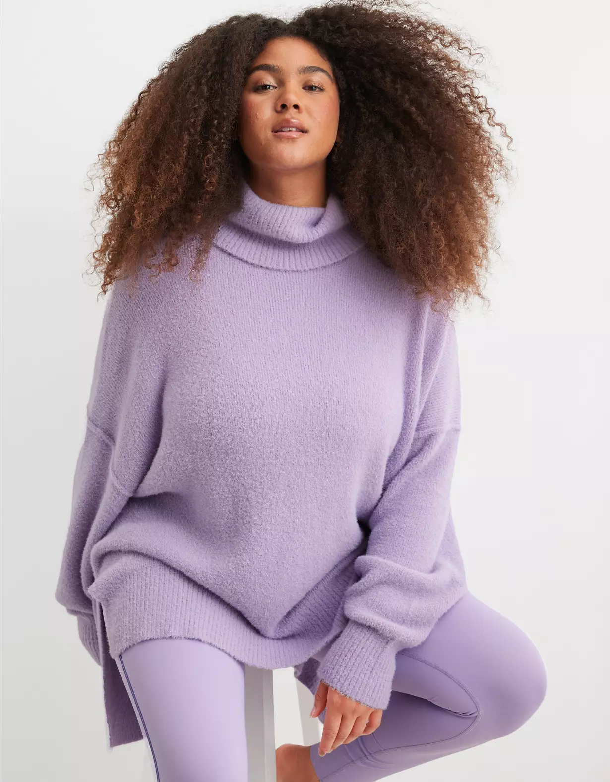 Aerie Buttercream Turtleneck Sweater 1 Aerie Buttercream Turtleneck Sweater