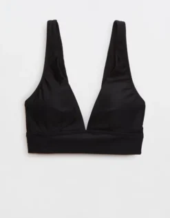 Aerie Plunge Longline Triangle Bikini Top -Aerie Fashion Shop 0752 4299 073 f