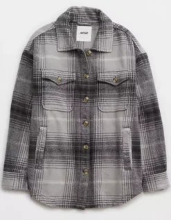 Aerie Woven Shacket -Aerie Fashion Shop 0783 3197 046 f