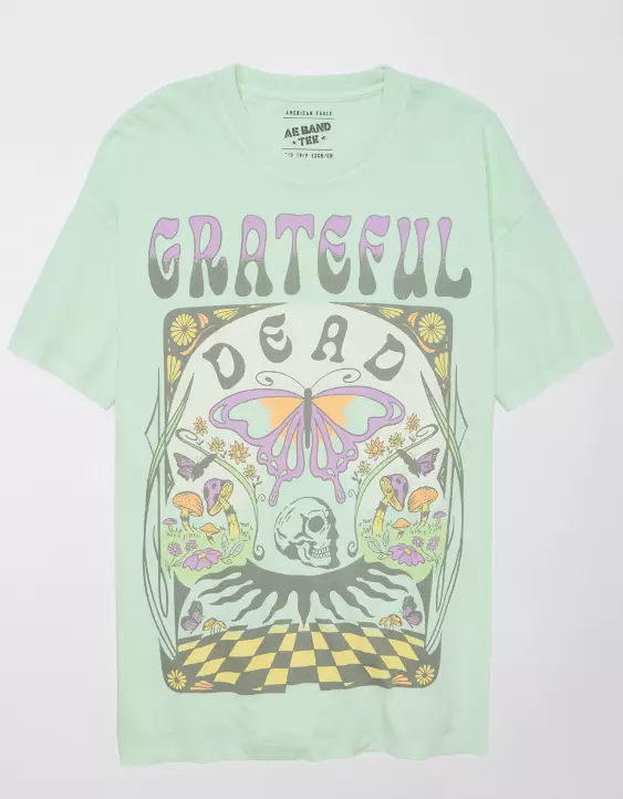 AE Oversized Grateful Dead Graphic Tee 3 AE Oversized Grateful Dead Graphic Tee - Image 3