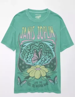 AE Oversized Janis Joplin Graphic Tee -Aerie Fashion Shop 1095 9360 748 f