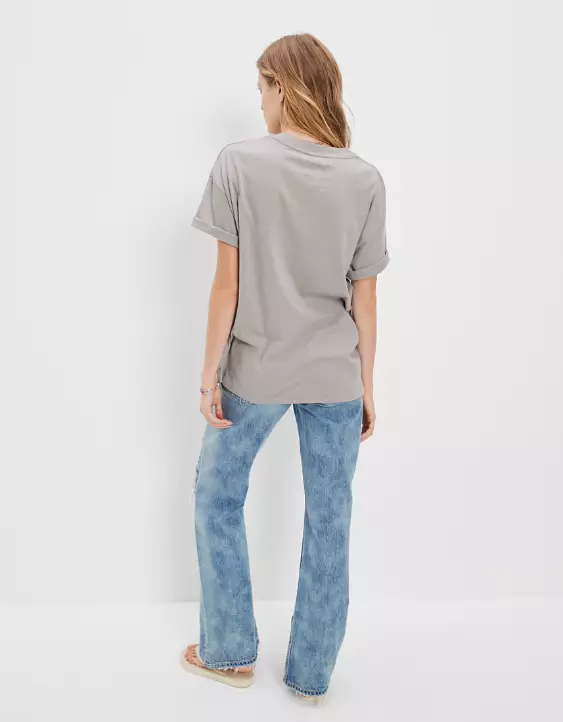 AE Oversized Metallica Graphic Tee 2 AE Oversized Metallica Graphic Tee - Image 2